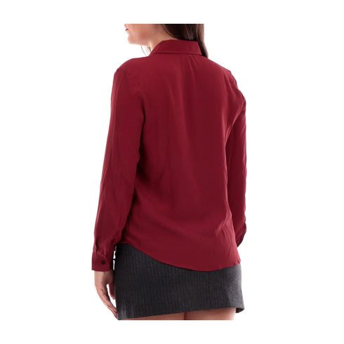 EMME MARELLA Camicia casual Camicia Donna classica misto seta Rubino - Francavilla Moda